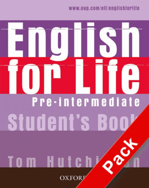 ENGLISH FOR LIFE PRE-INTERMEDIATE OXFORD