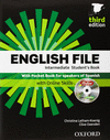 ENGLISH FILE 3ED INTERMEDIATE STUDENT'S BOOK +WORKBOOK WITH KEY PACK