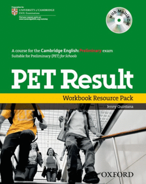 PET RESULT WORKBOOK WITHOUT KEY PACK