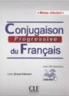 CONJUGAISON PROGRESSIVE DU FRANCAIS - LIVRE WEB - LIVRE + CD AUDIO NIVEAU DÉBUTA