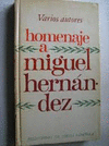 HOMENAJE A MIGUEL HERNÁNDEZ.