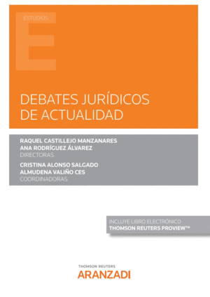 DEBATES JURÍDICOS DE ACTUALIDAD (PAPEL + E-BOOK)