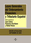 LEYES GENERALES DEL ORDENAMIENTO FINANCIERO Y TRIBUTARIO ESPAÑOL 2011