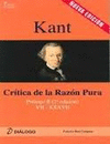 KANT. CRITICA DE LA RAZON PURA