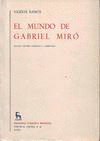 EL MUNDO DE GABRIEL MIRÓ