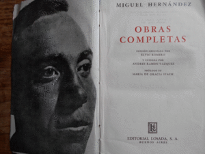 OBRAS COMPLETAS. MIGUEL HERNÁNDEZ
